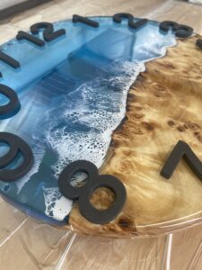 レジン時計完成〜